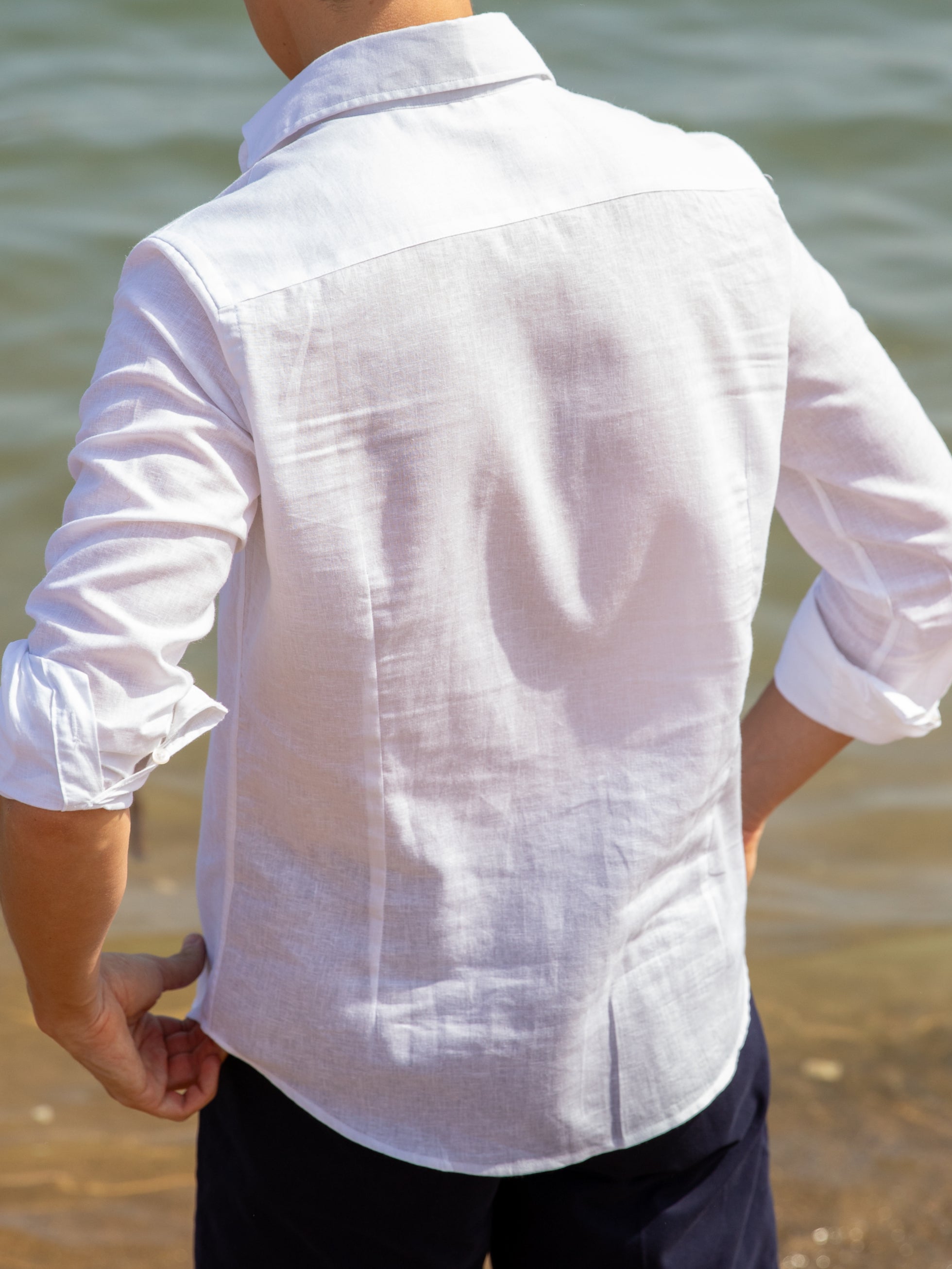 Camisa de Algodón y Lino