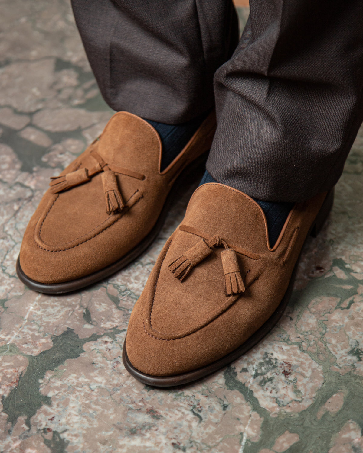 Mocasines con Borlas