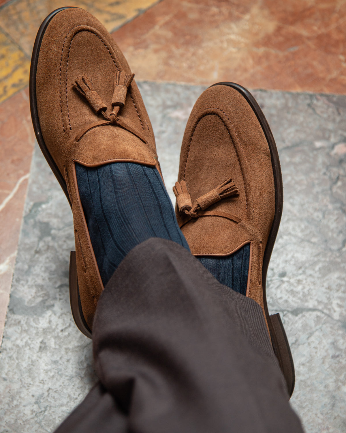 Mocasines con Borlas