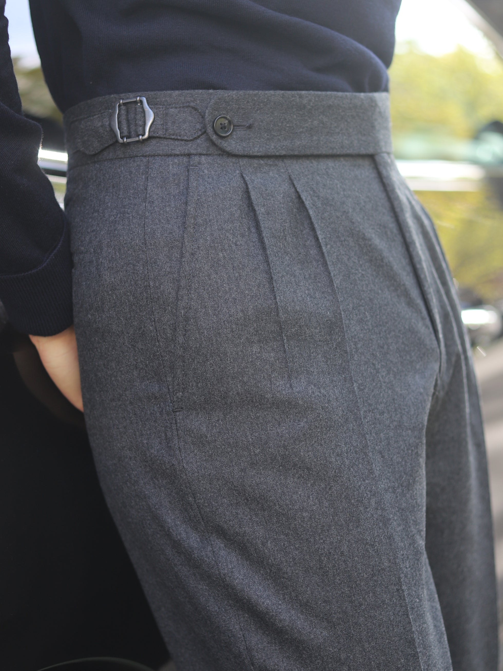 Pantalones de franela