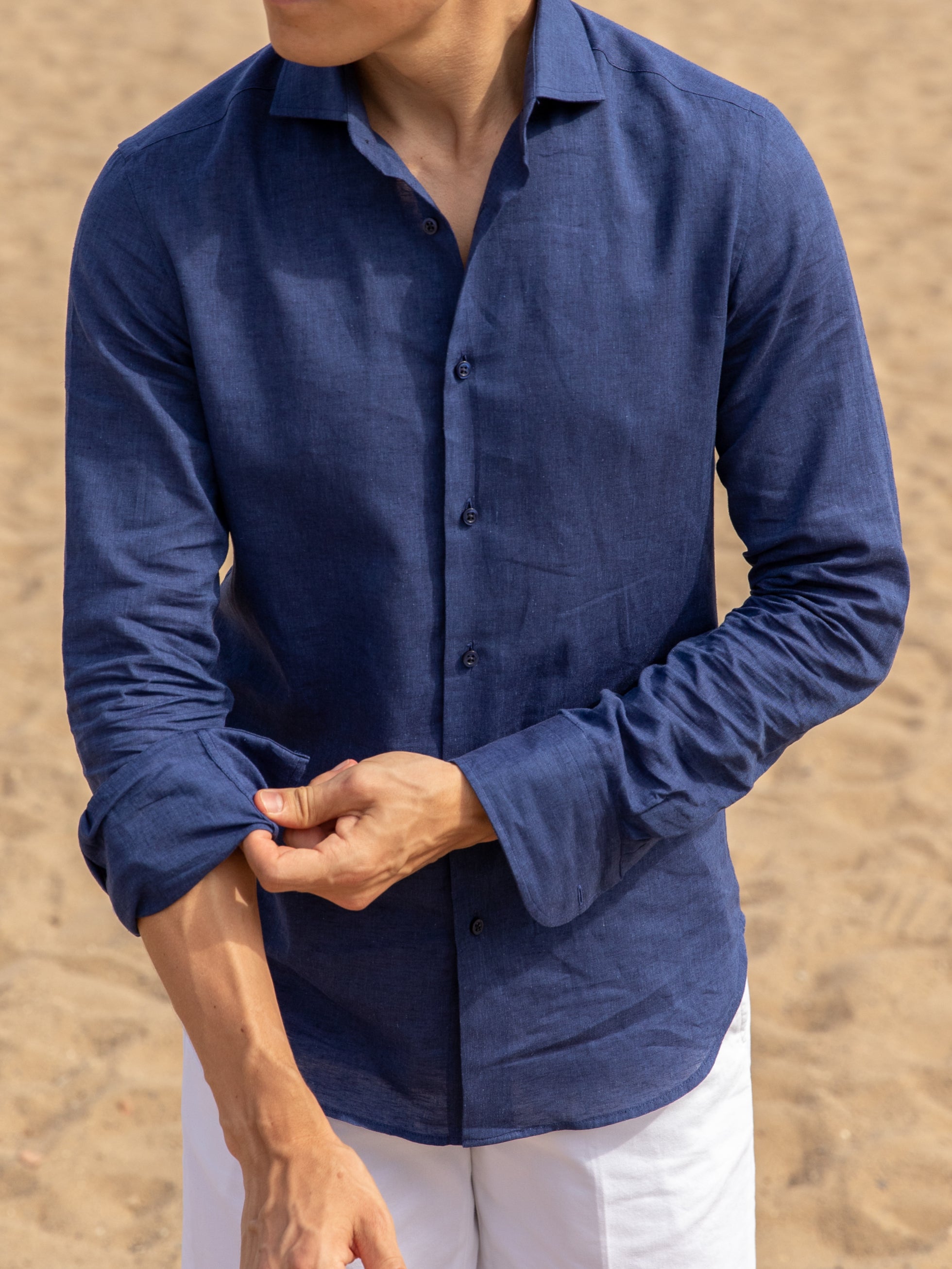 Camisa de Algodón y Lino