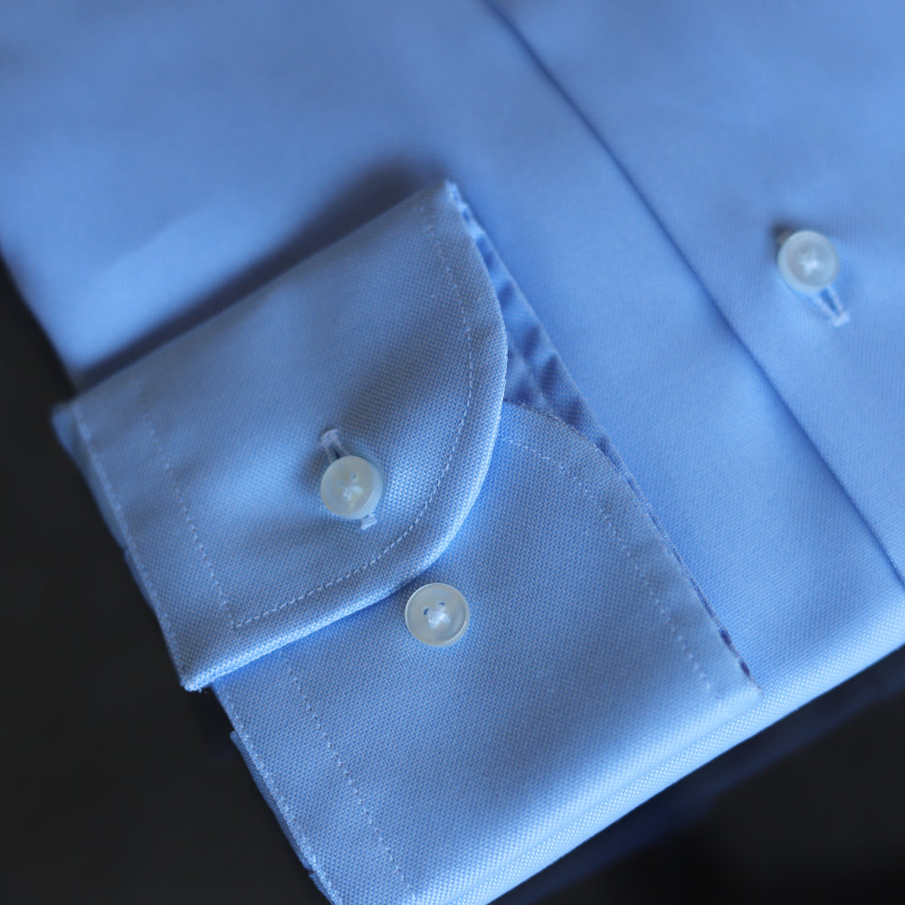 Camisa Oxford azul