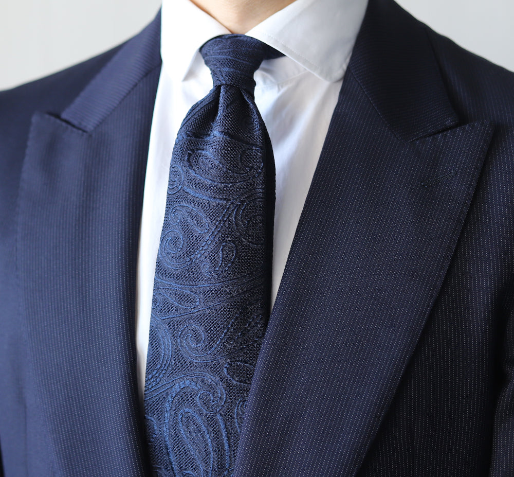 Fine Grenadine Heron Tie