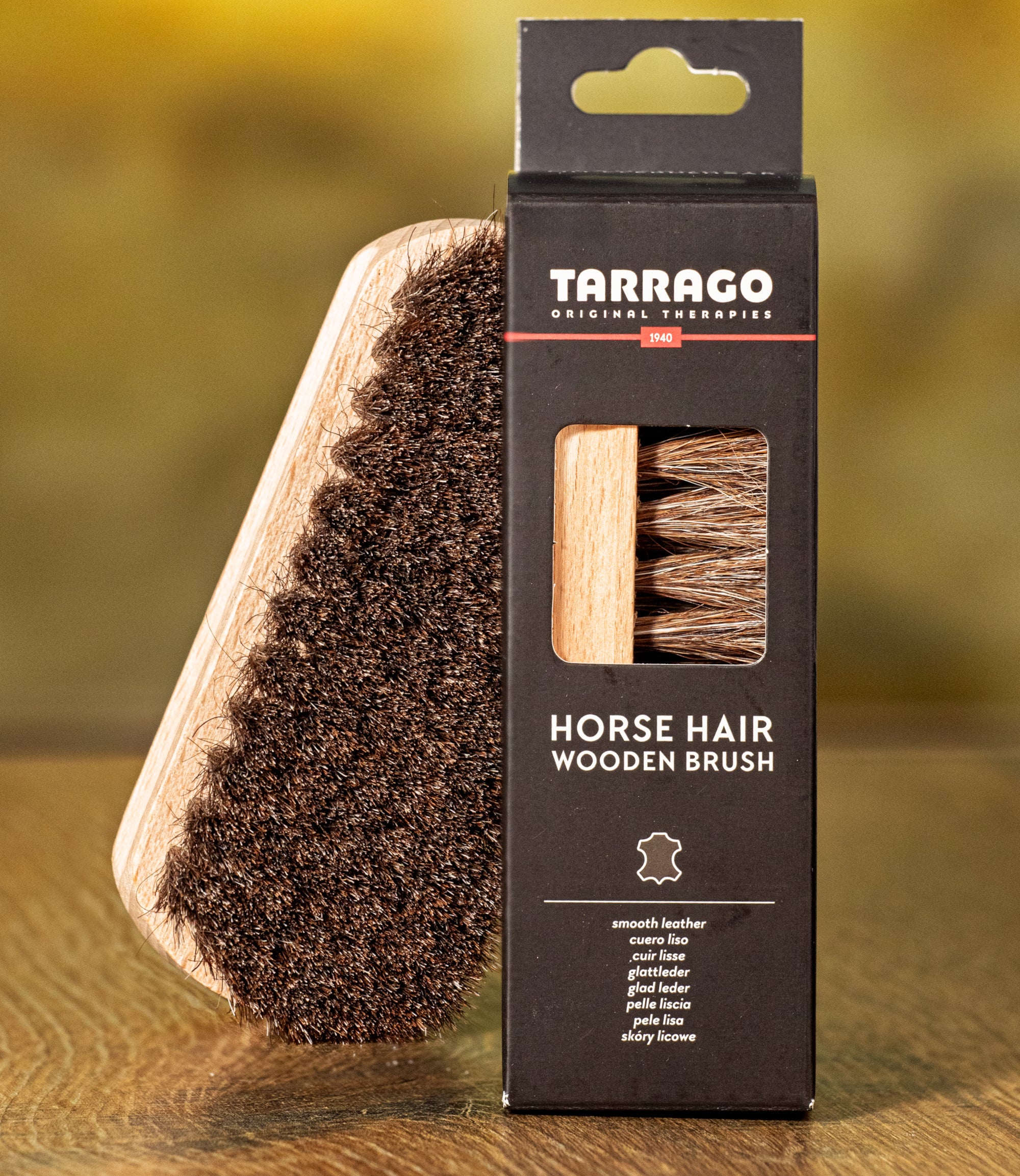 Cepillo de de piel lisa de crin