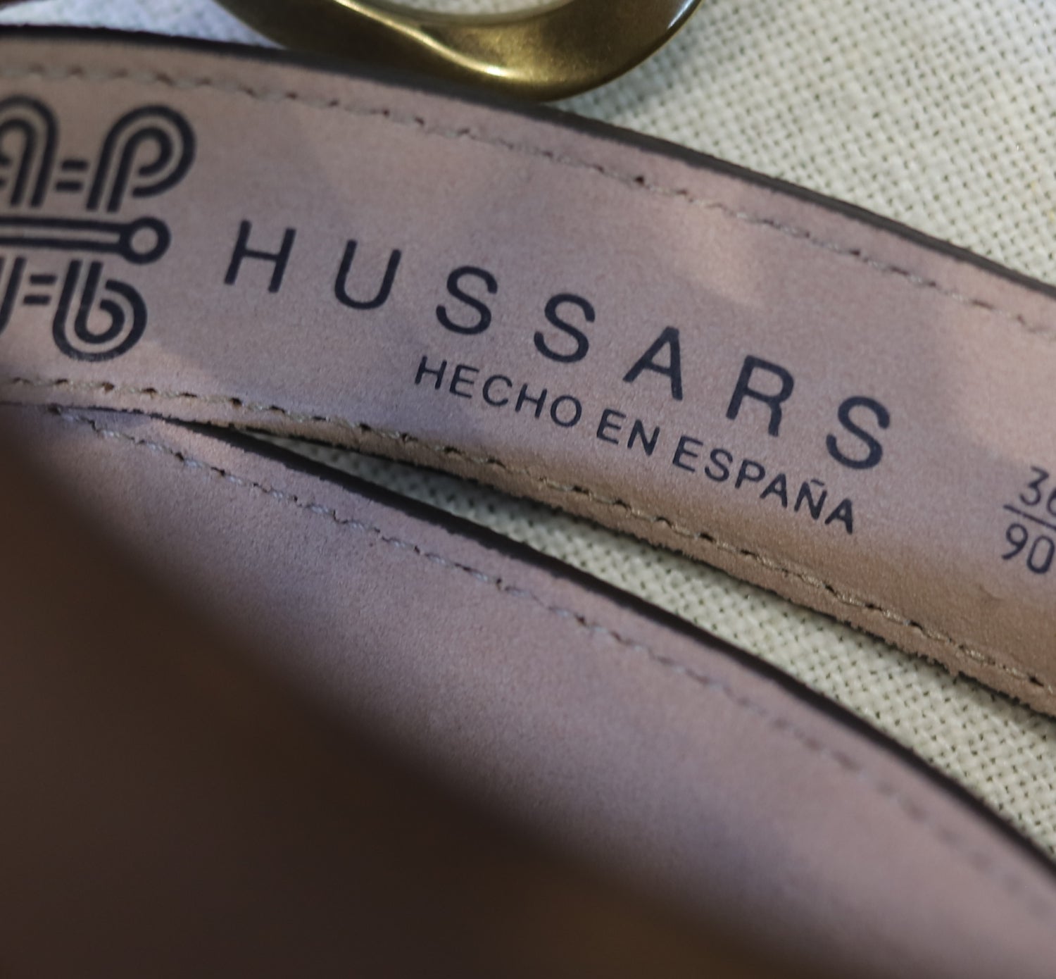 Light Brown Suede Belt