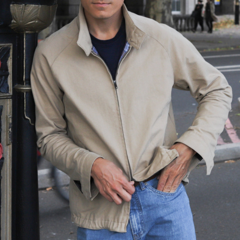 Chaqueta Harrington Beige