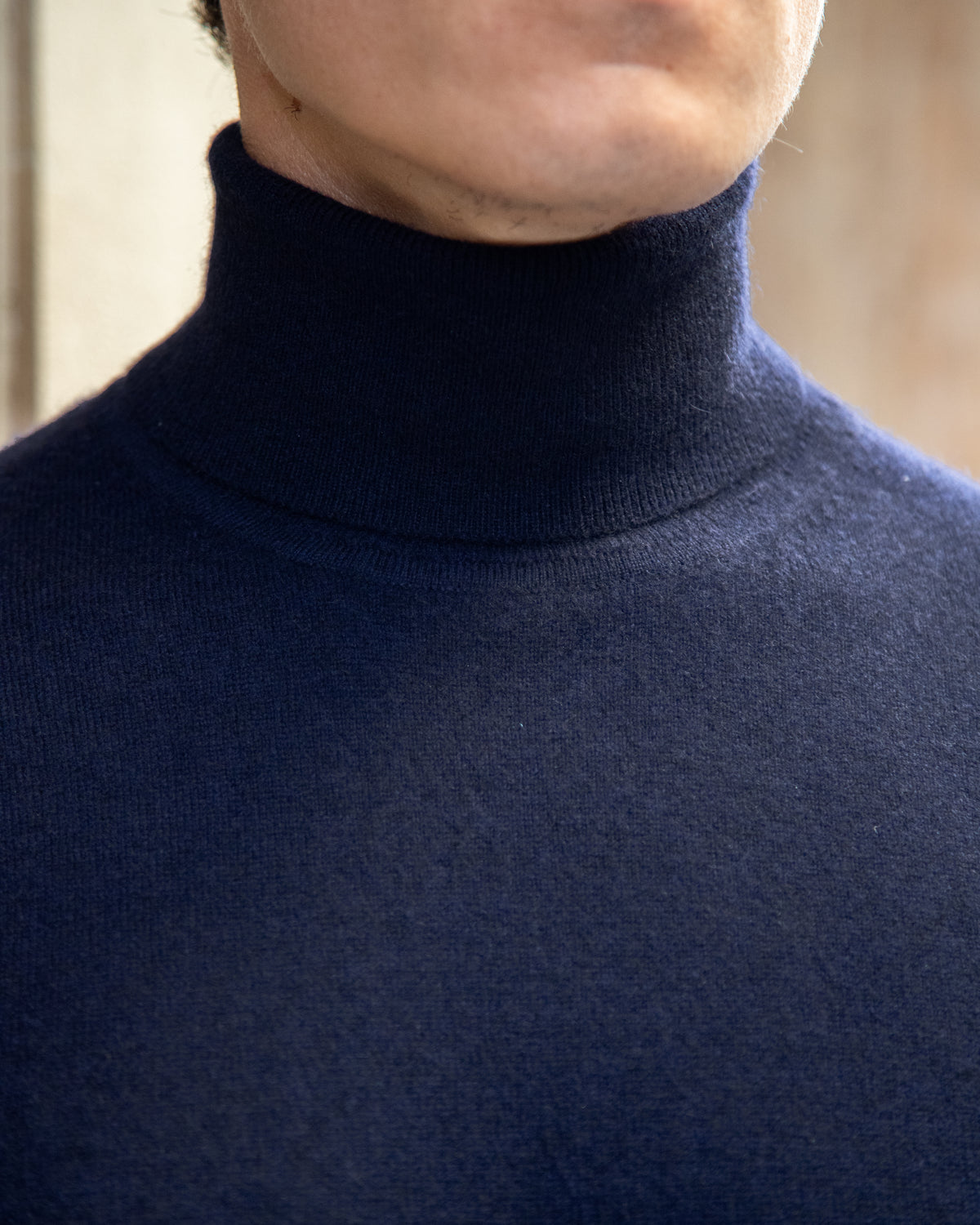 Jersey Cuello alto Lana Merino Zegna Baruffa