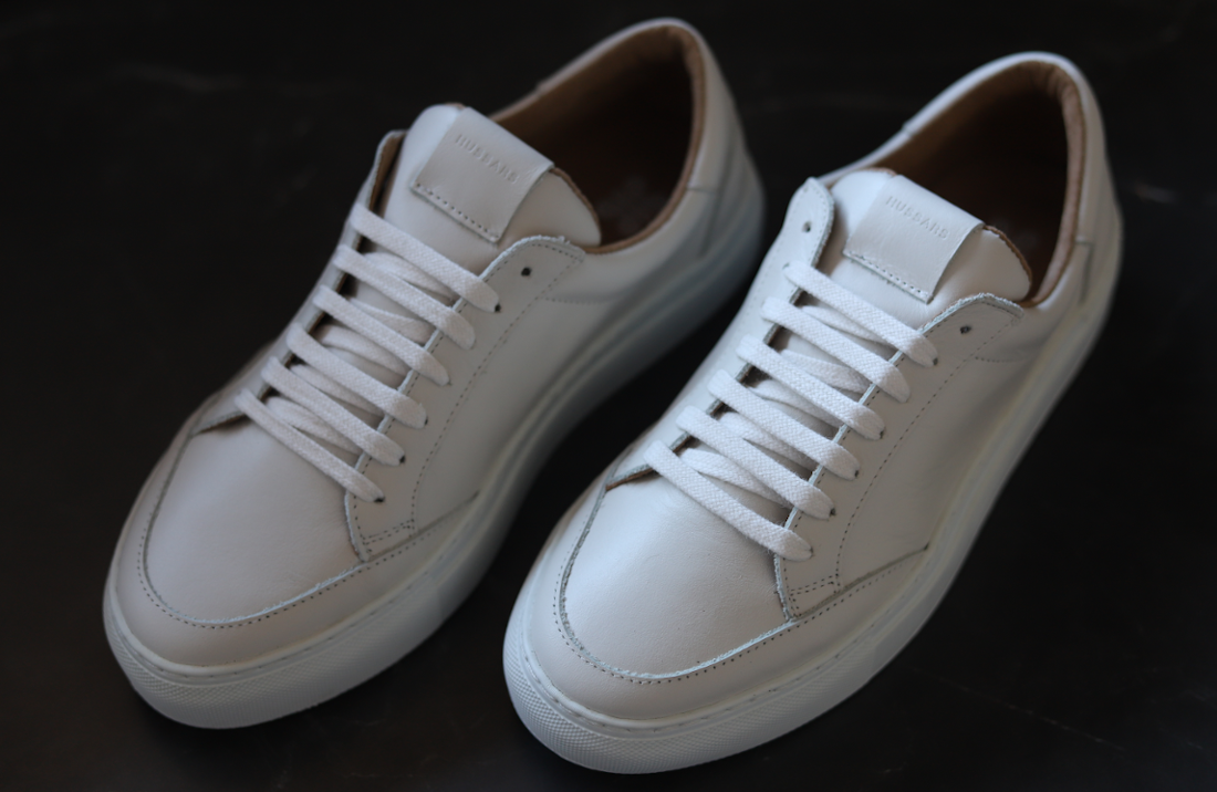 White Beta Sneakers