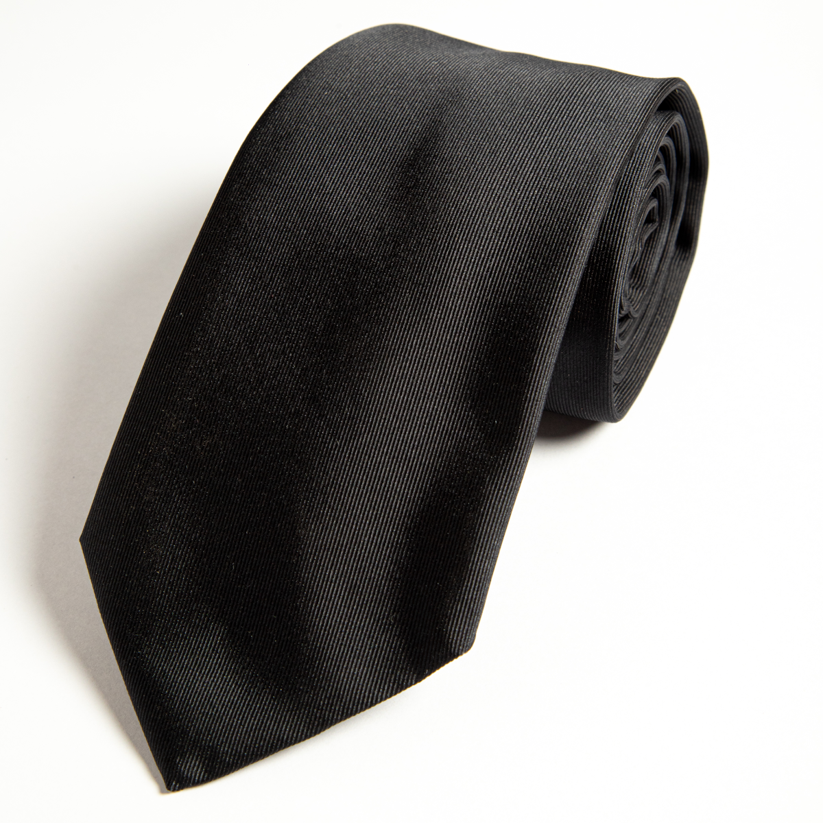 Corbata jacquard Twill azul oscuro