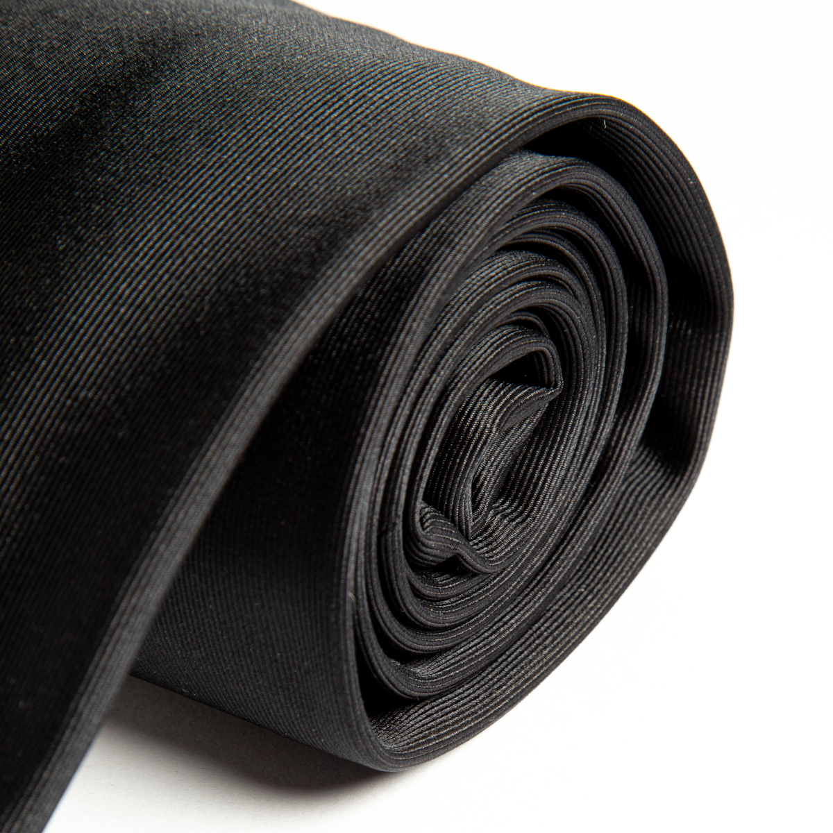 Corbata jacquard Twill azul oscuro