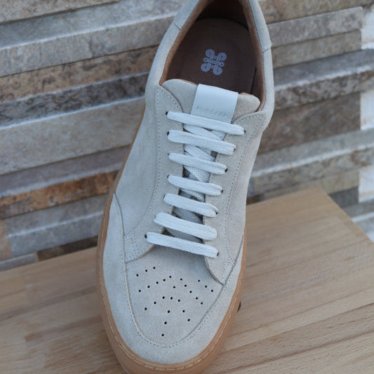 Imperfect suede sneakers