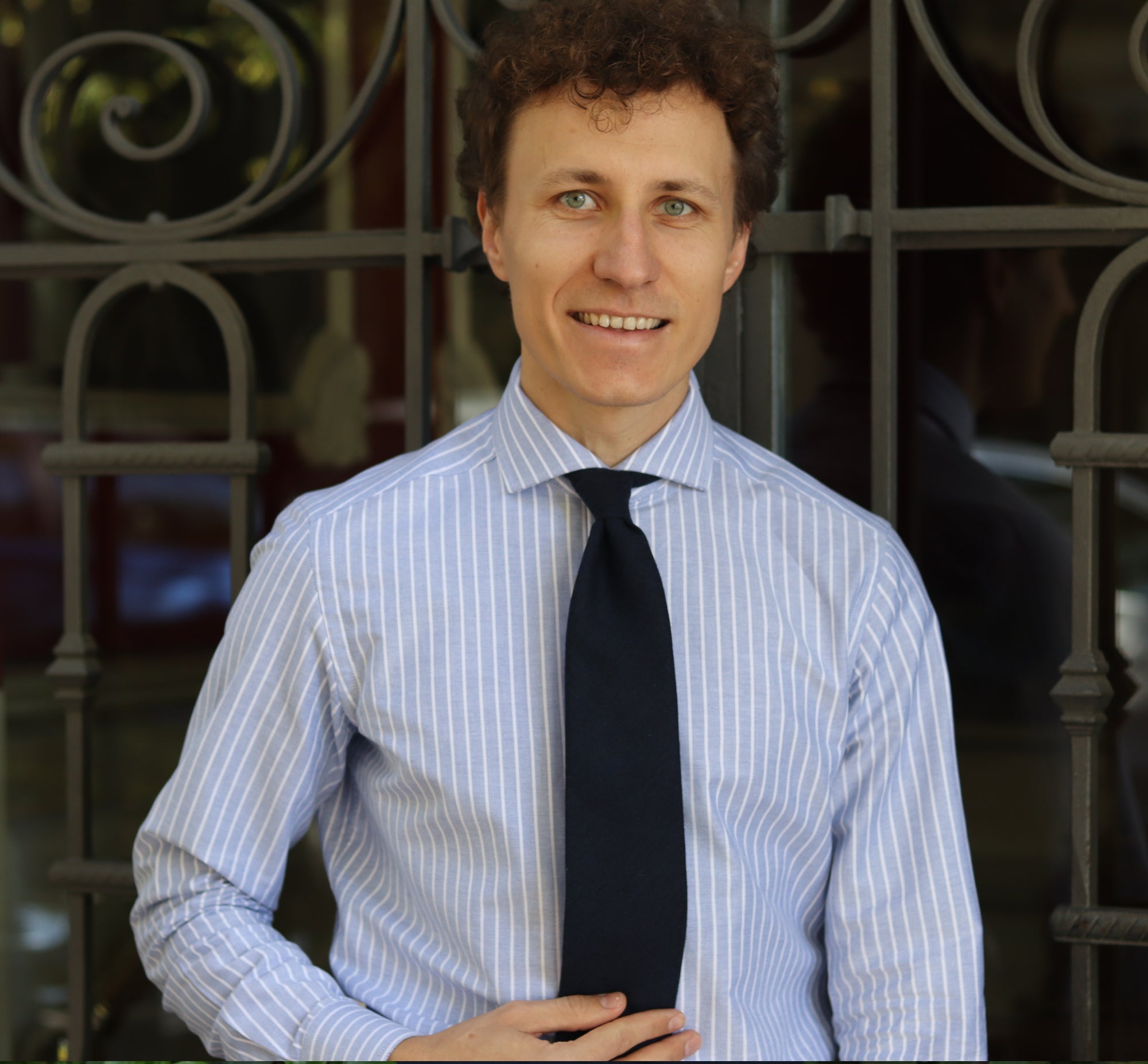 Corbata de 100% cashmere